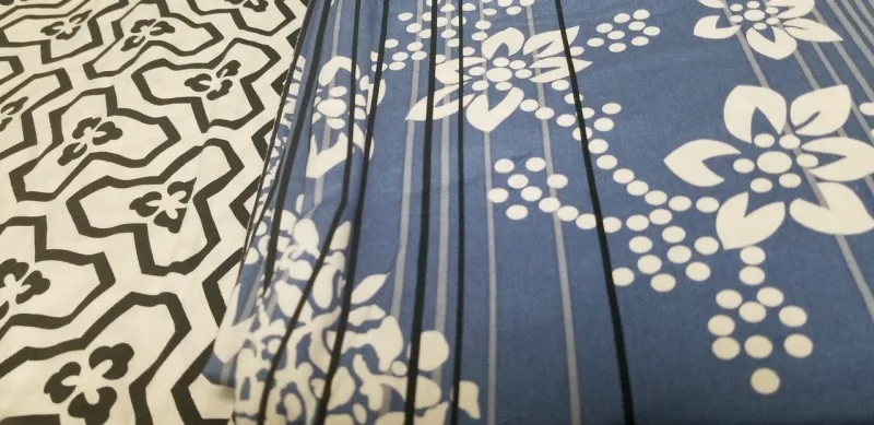 3 Piece Lydia Printed 100% Cotton Duvet Cover Set (Full/Queen)