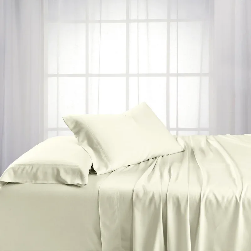 Silky Cotton, Bamboo-Cotton Blended Sheet Sets (Hybrid)