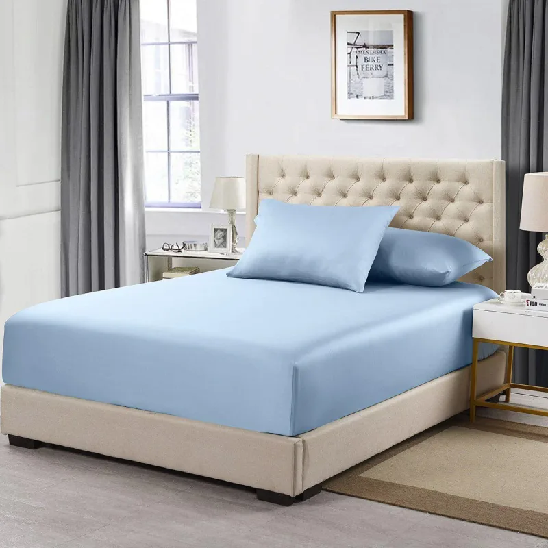 Split Top (Flex) California King Fitted Sheet 608 Thread Count Pure Cotton (Fitted Sheet Only)