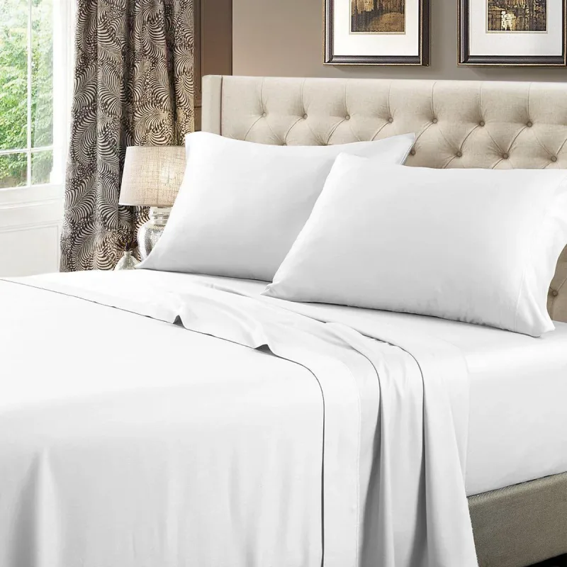 Split Top King Sheets 600 Thread Count 100% Cotton (Half Split Fitted)