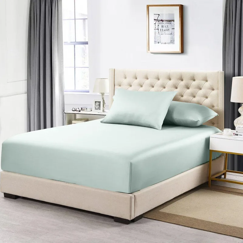 Split Top (Flex) California King Fitted Sheet 608 Thread Count Pure Cotton (Fitted Sheet Only)