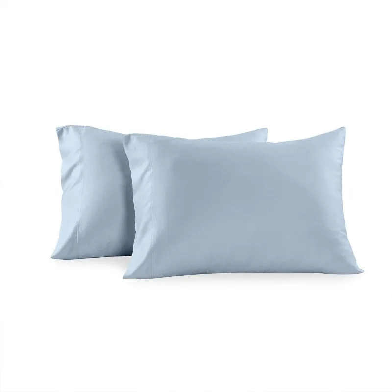 Pair of Pillowcases 100% Cotton 300 Thread Count Solid
