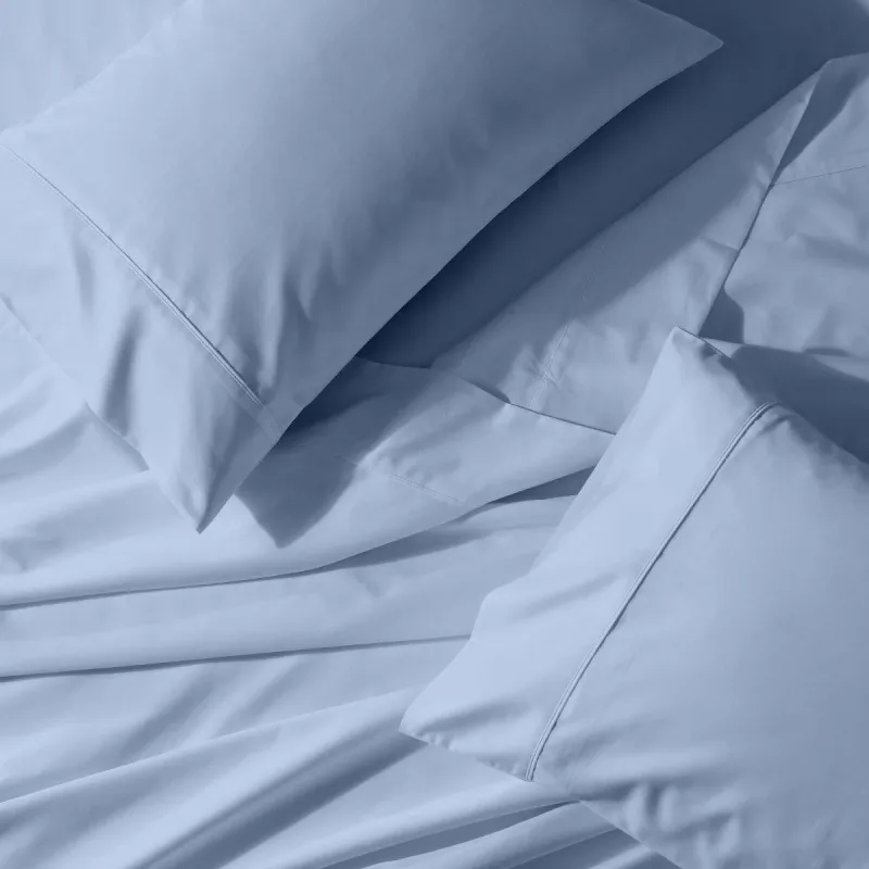 Oversized 22 Inch Deep Pocket Sheets – Wrinkle-Resistant Cotton Blend 650TC Solid