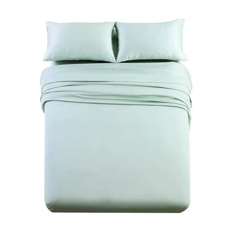 Luxury Heavyweight 1000 Thread Count Sheets 100% Cotton Solid Sheet Set