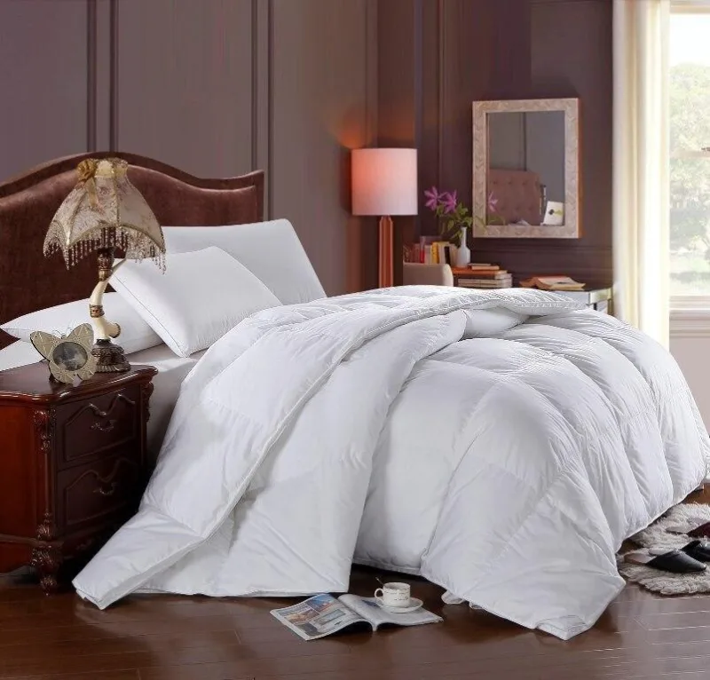 White Duck Down Comforter King Size Or California-King Duvet insert By Royal Hotel